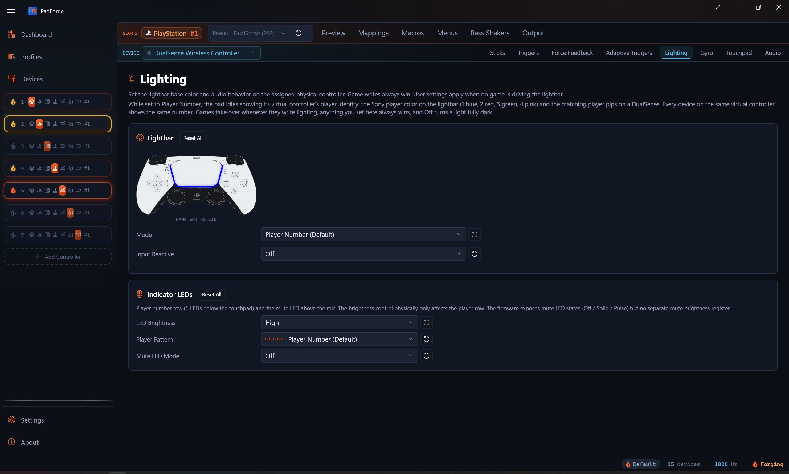 Lighting controls